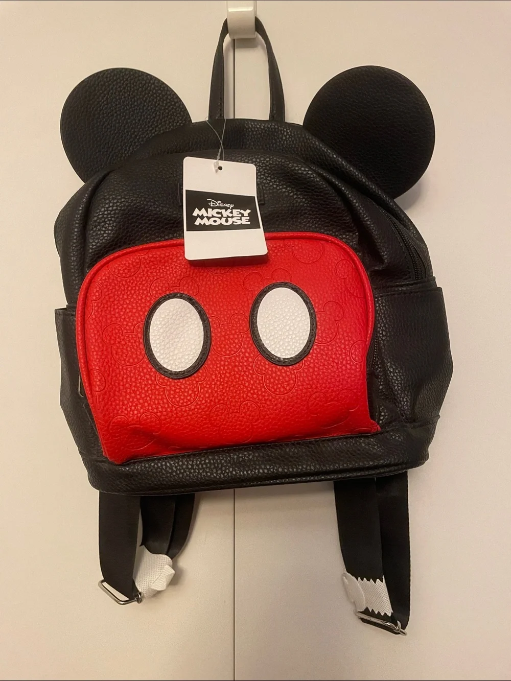 Disney Kids Mickey Ear Mini Backpack in Black and Red